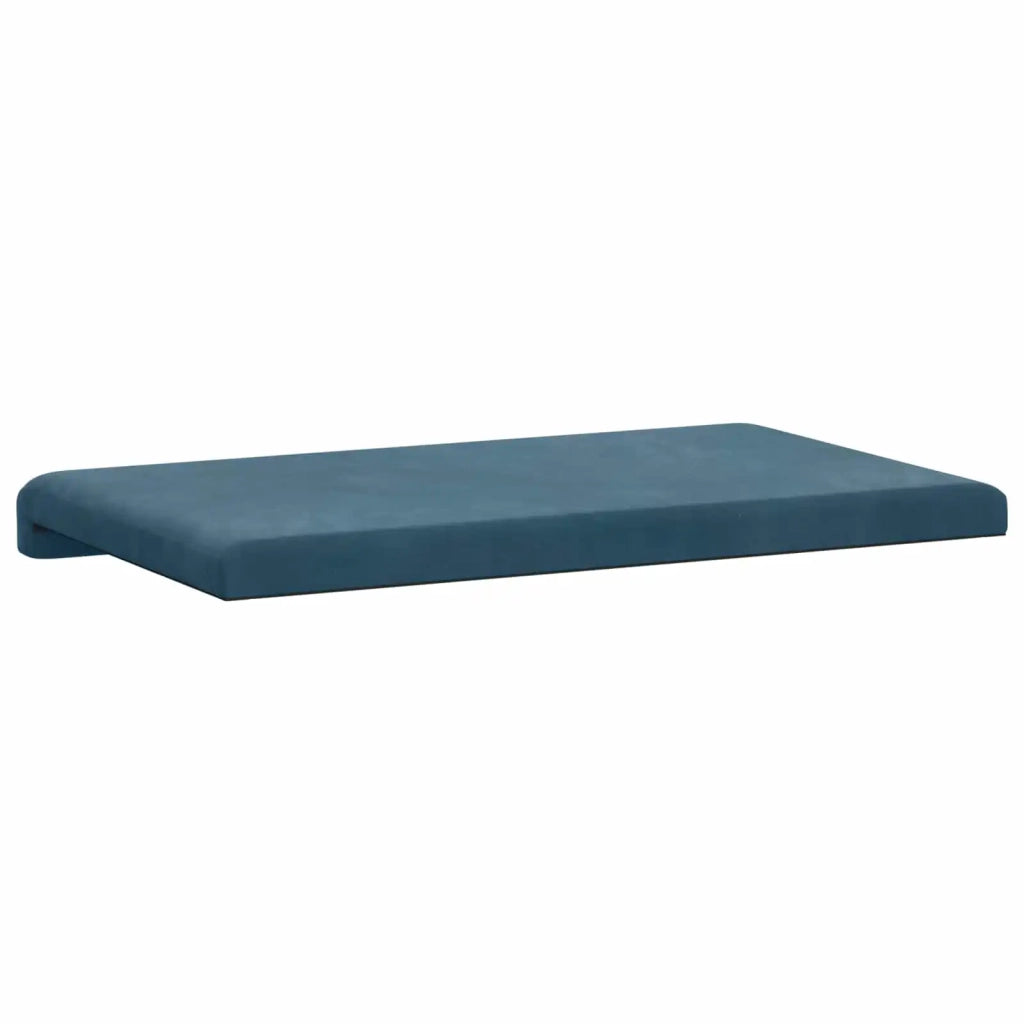Cuscino per panchina Velluto (V) Blu Profondità 35 cm 42043184