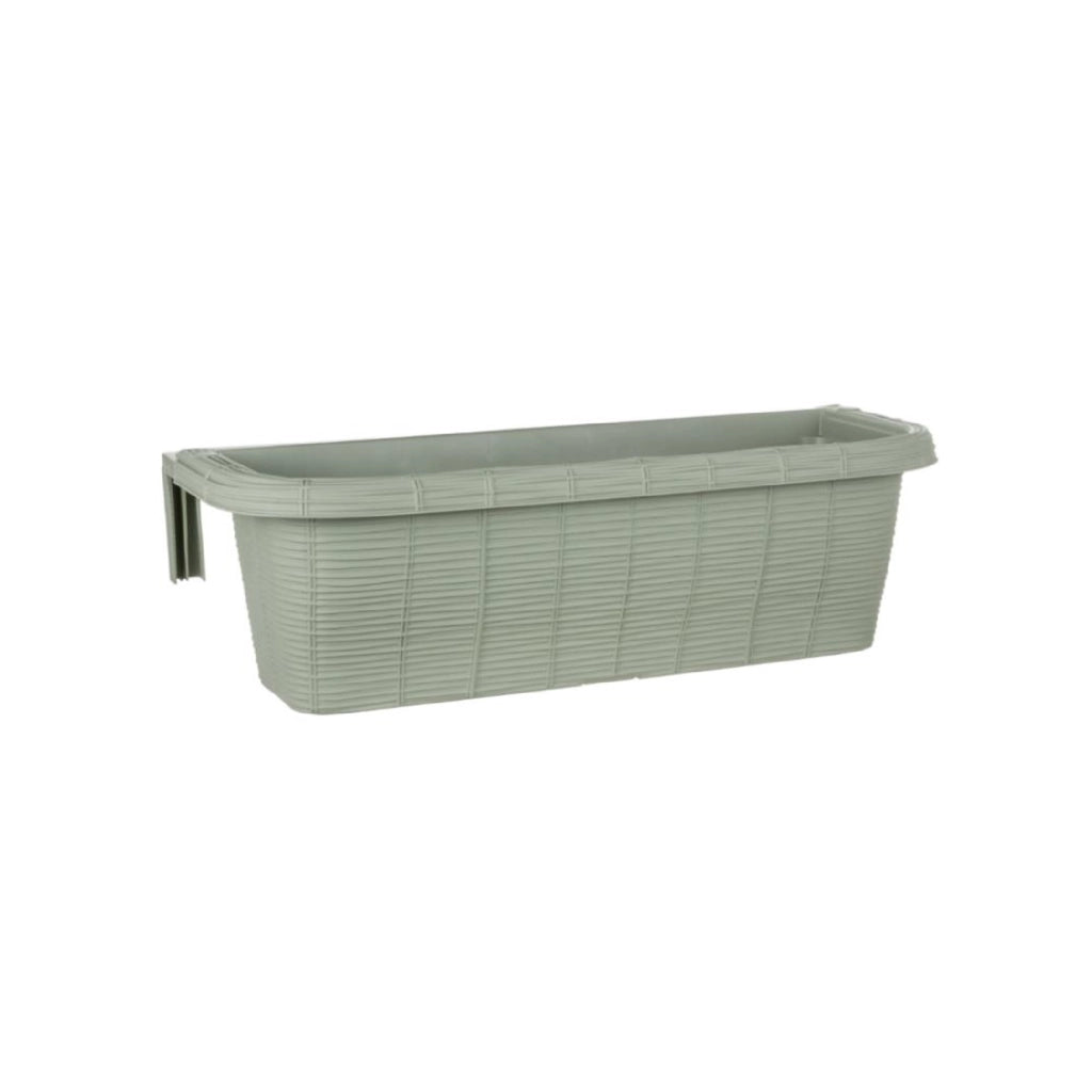 Fioriera Rondine Paglia 60 cm di Bama balcone con agganci regolabili vari colori SALVIA