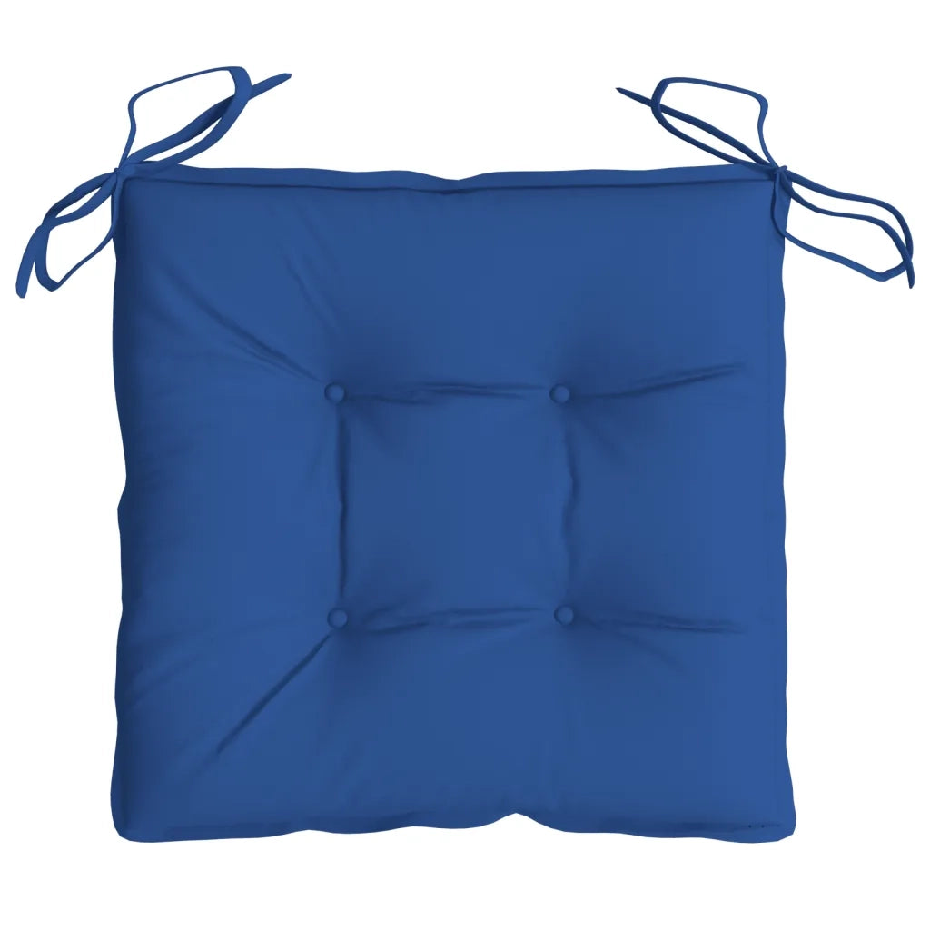 Cuscini per Sedia 6 pz | Cuscini per sedie Blu 40x40x7 cm in Tessuto Oxford