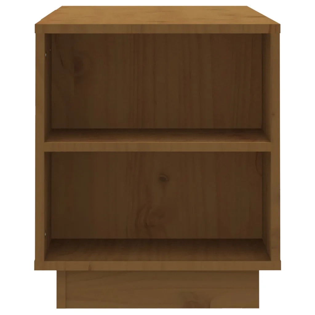 Mobile Porta TV-Mobile per TV-Credenza TV ambra 110x35x40,5 cm in Legno Massello di Pino 564422