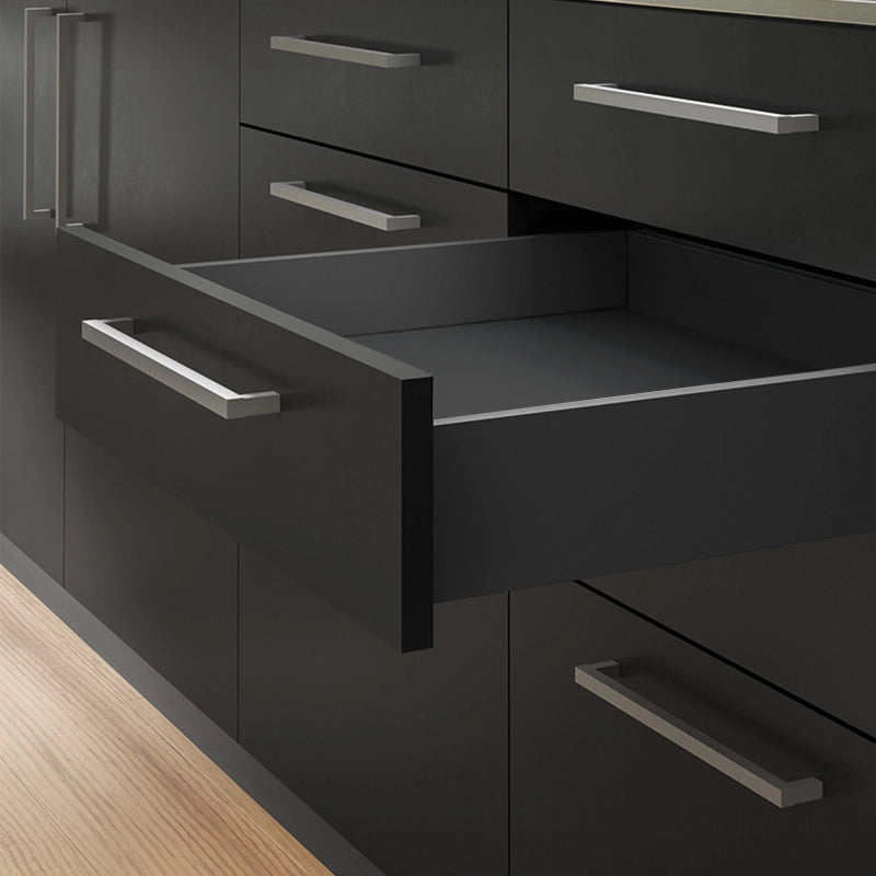 Kit di cassetti per cucina o bagno Vertex con regolazione 3D, altezza 178 mm, con pannelli inclusi, modulo 600 mm, Ver..