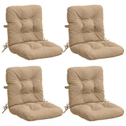Cuscini per Sedia Alta in 4 Pezzi VIANEN 4 pcs 100% Poliestere 953795