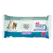 Salviette Detergenti Pet Billy&Genny 40 Pezzi Profumo Talco