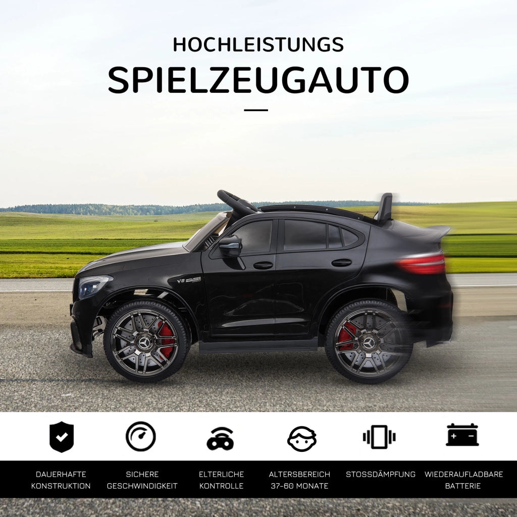 Auto Elettrica per Bambini 12V con Telecomando ¨C Zephmum ¨C Nero