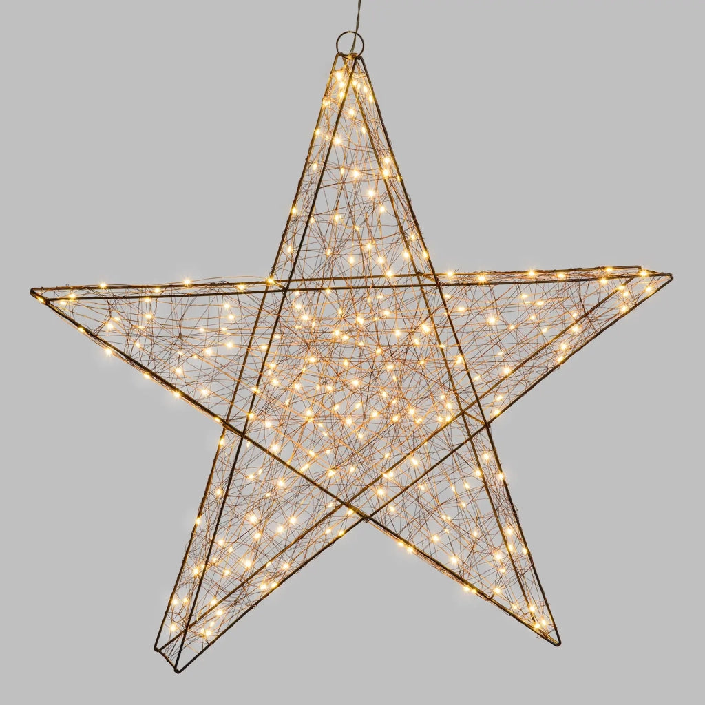 Stella 3D Copper 80 cm 240 MicroLED B Caldo FlashLED IP44