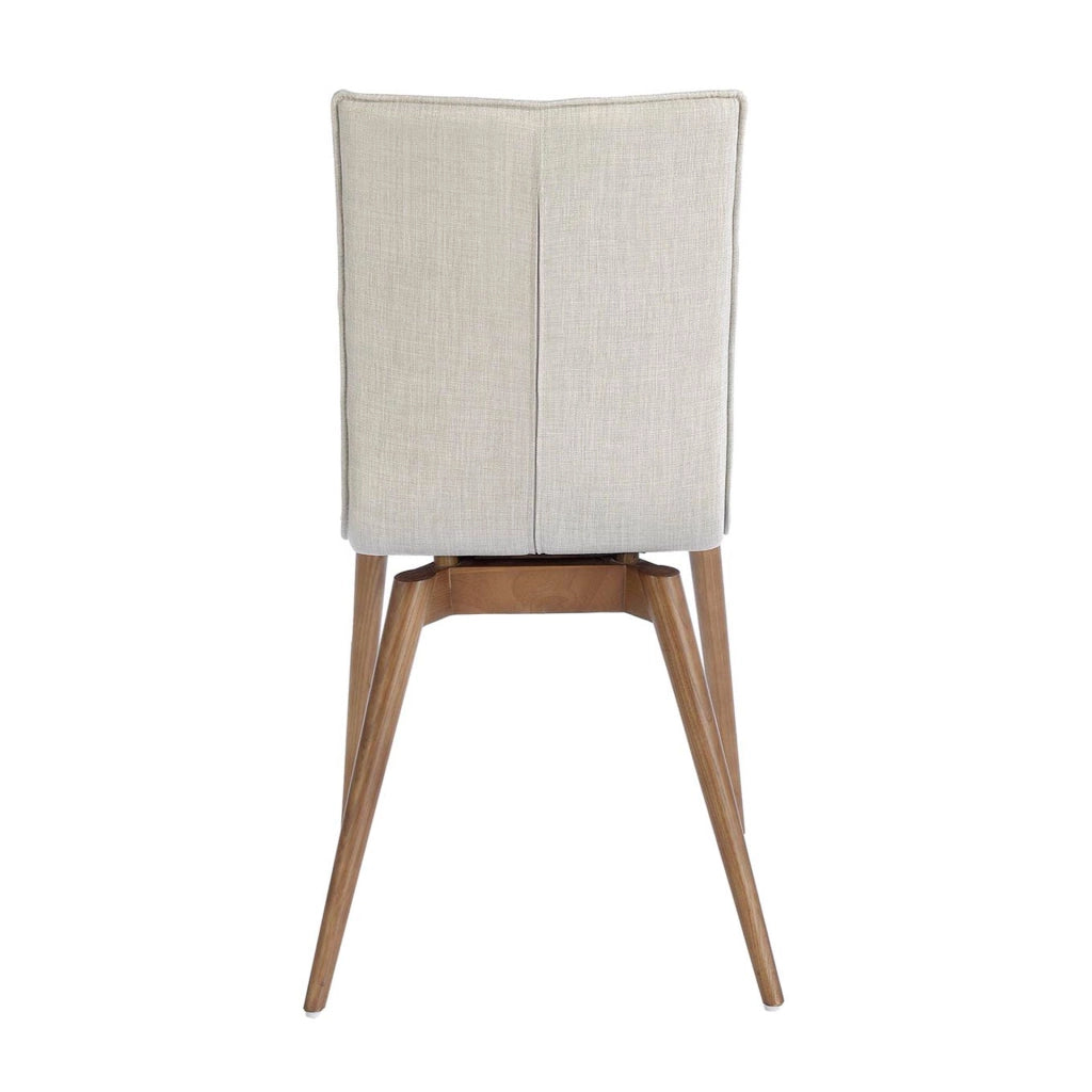 Sedia in tessuto grigio
