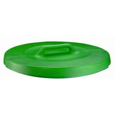 COPERCHIO PER BIDONE PER RIFIUTI VERDE 100 lt