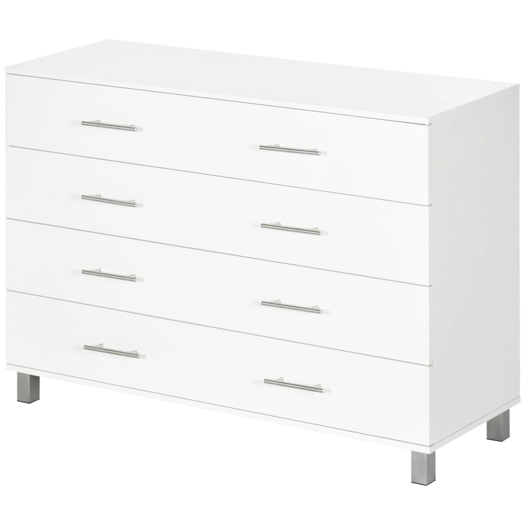 Cassettiera Moderna ¨C Minimal ¨C Bianco 112x38x81