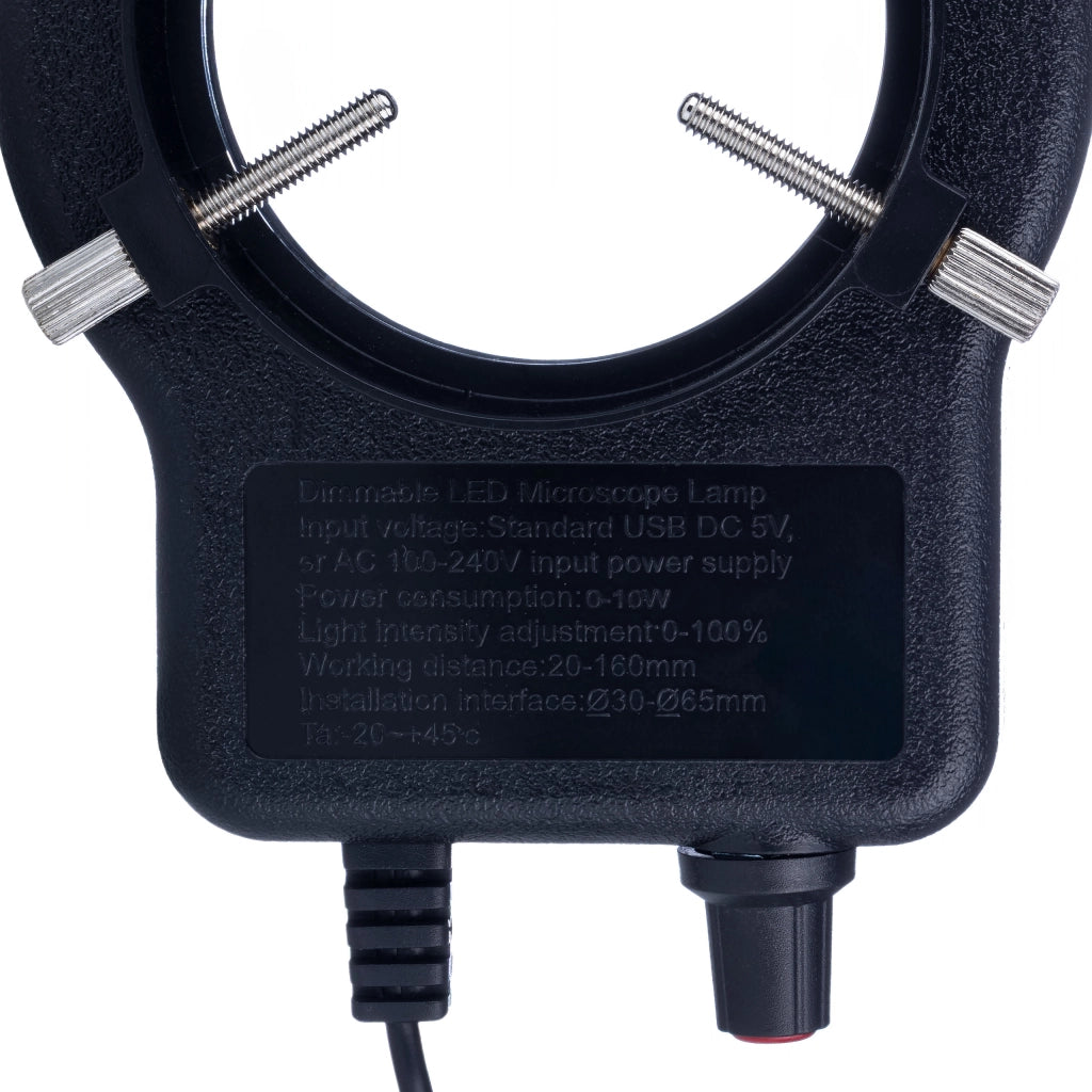 Illuminatore Regolabile per Microscopio 72x LED – Intensità Regolabile, 60.000 Lux | Montaggio 30-65 mm, 6500-7000K
