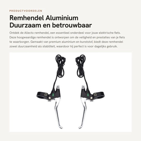Remmella in alluminio - Duraturo e affidabile - Nero - Accessori per bicicletta - Adatto per biciclette elettriche - L-shape
