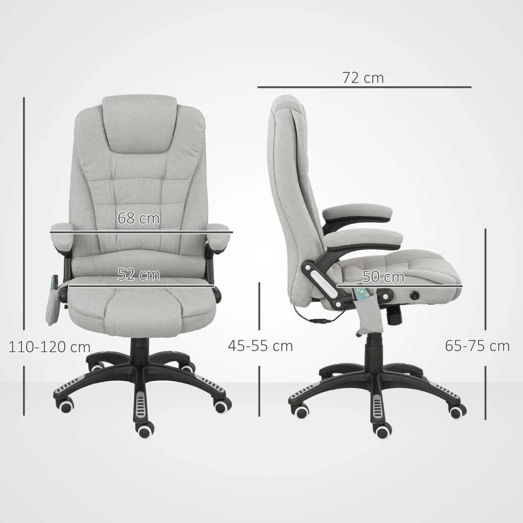 Poltrona massaggiante e riscaldante ¨C Minimal ¨C Grigio