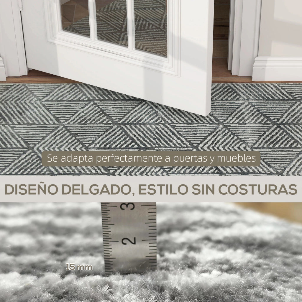 Tappeto Moderno ¨C Minimal ¨C Grigio Scuro 170x120 cm