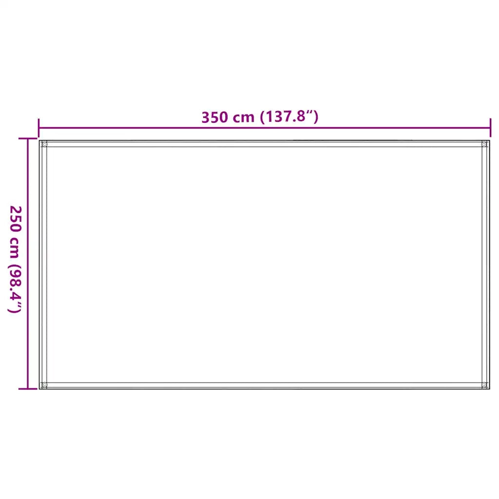 Tappeto da Tenda 250x350 cm Blu 310722