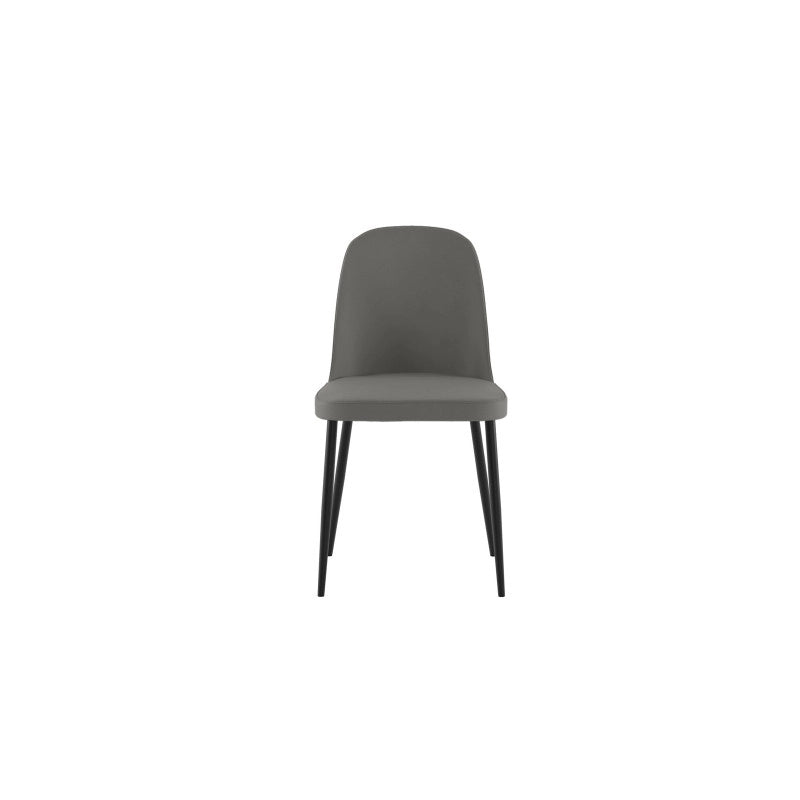 Sedia in soft-touch Tamara 52cm X 45cm H 85cm Stones