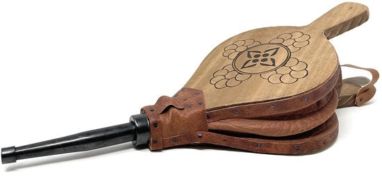 Ventilatore per Camino 43 cm - Ventilatore per Camino Aperto - Materiali Naturali - Fabbricato in Spagna - Impresa Familiare - Soluzioni Pratiche - Camino Ventilatore