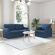 Set di divani 2 pcs Blu 162 x 80 x 85 cm Tessuto 3407566