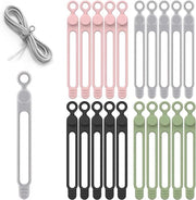 Cavi elettrici silicone riciclabili - 20 pezzi (4 colori)