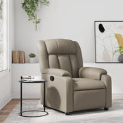 Poltrona Reclinabile Cappuccino in Similpelle 373566