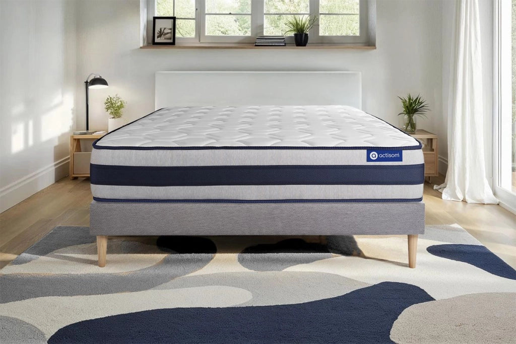 Kit rete e materasso Actimemo ergo 120x195cm - Spessore : 24cm- memory foam - rigido