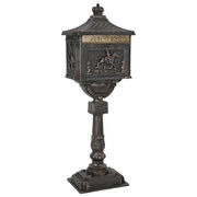 Cassetta Postale Verticale Bronzo 42,5 x 29,5 x 117 cm