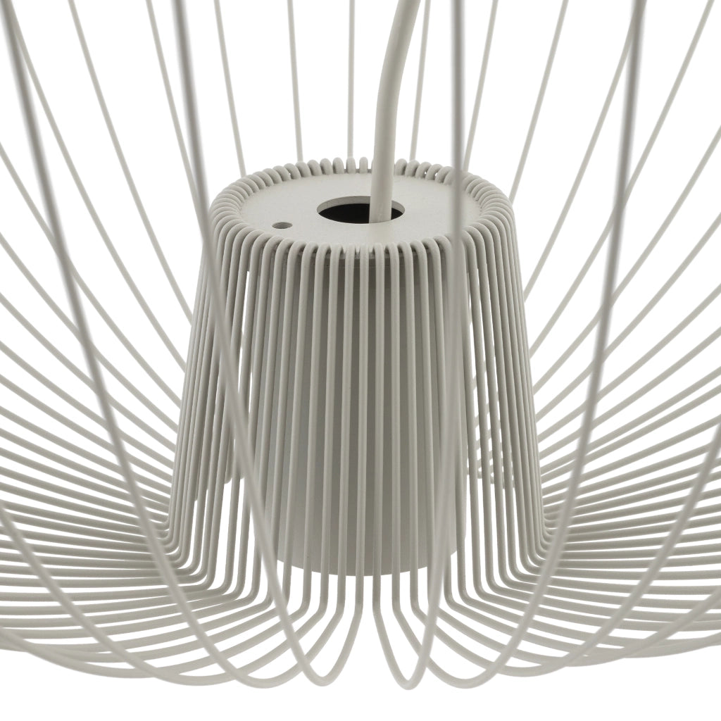 Lampada a sospensione industriale grigia Pumpkin M Nowodvorski