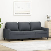 Divano a 3 Posti-Sofa 3 Posti Grigio Scuro 180 cm in Velluto 769868