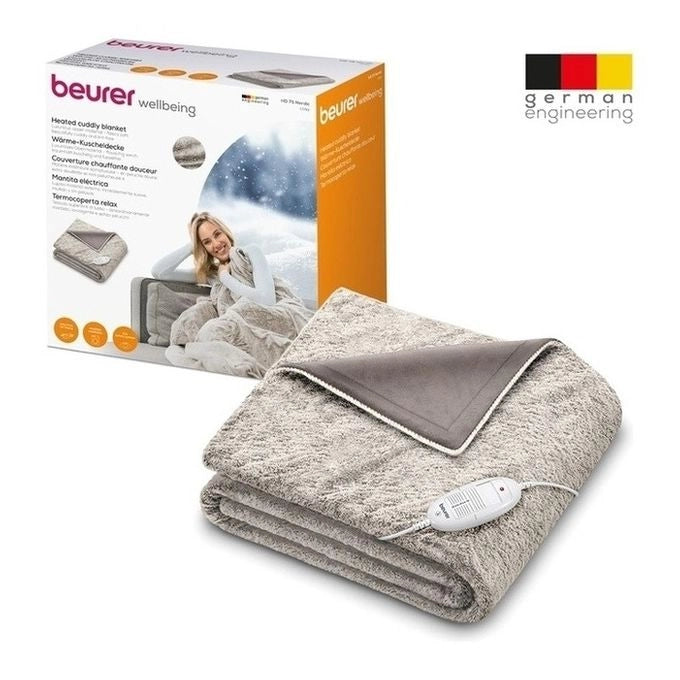 Beurer HD 75 Cosy Termocoperta con Dispositivo di Termoregolazione Elettronico Nordic