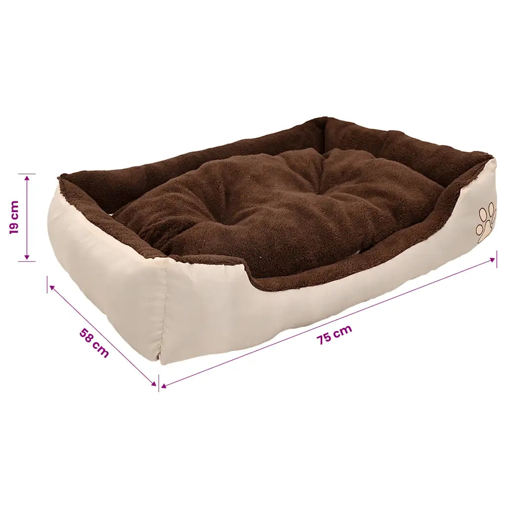 Letto Caldo per Cani con Cuscino Imbottito L 170201