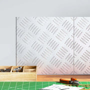 Gradini per Scale Quadrato 2 pcs Argento 30 x 30 cm Alluminio 4104283