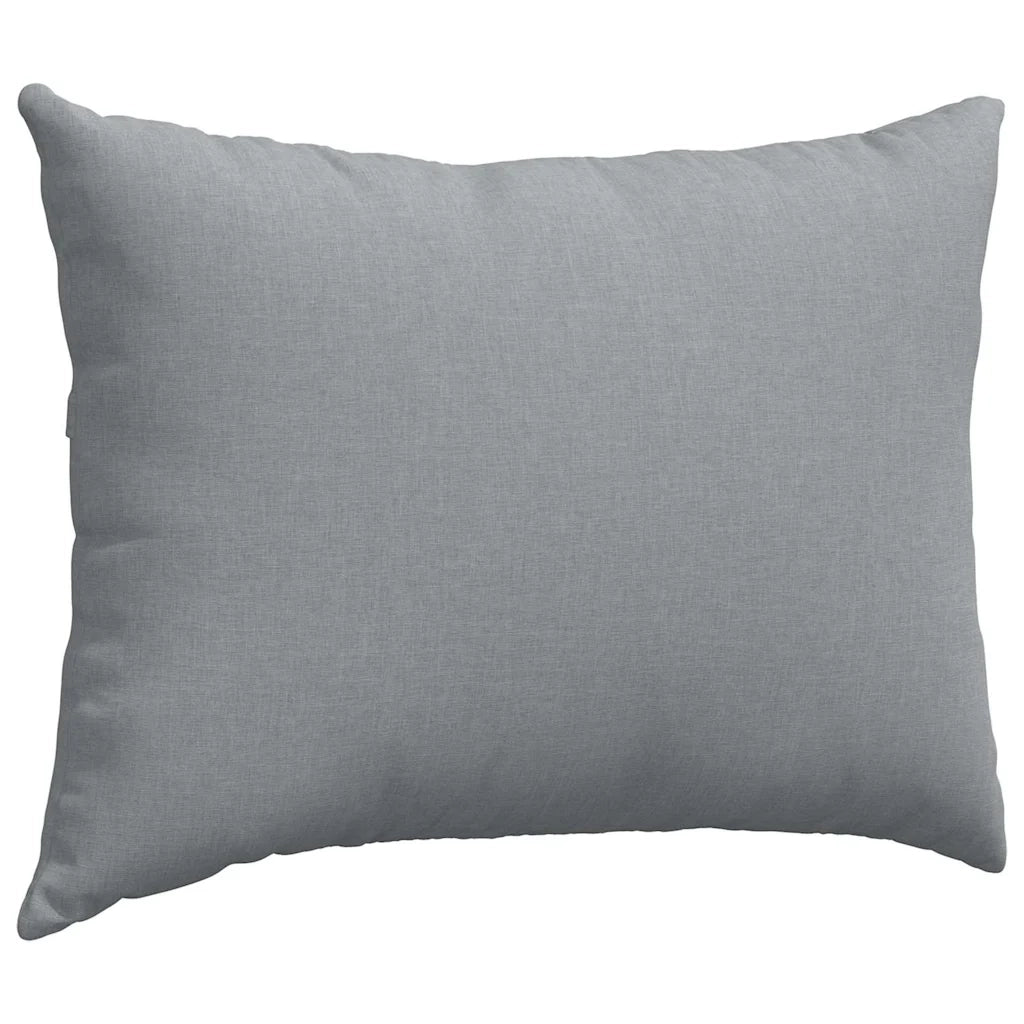 Cuscini da Divano 2 pz-Set di 2 Cuscini per Sofa Grigio chiaro 70 x 50 cm Tessuto 444502