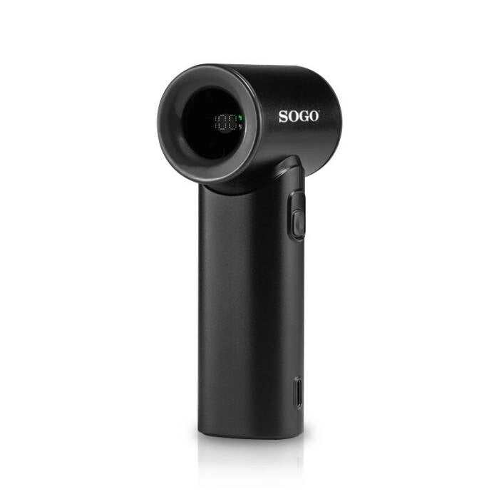 Ventilatore portatile ricaricabile 3000mAh con 5 velocità, autonomia 8 ore e motore BLDC, mini ventilatore da viaggio - Sogo