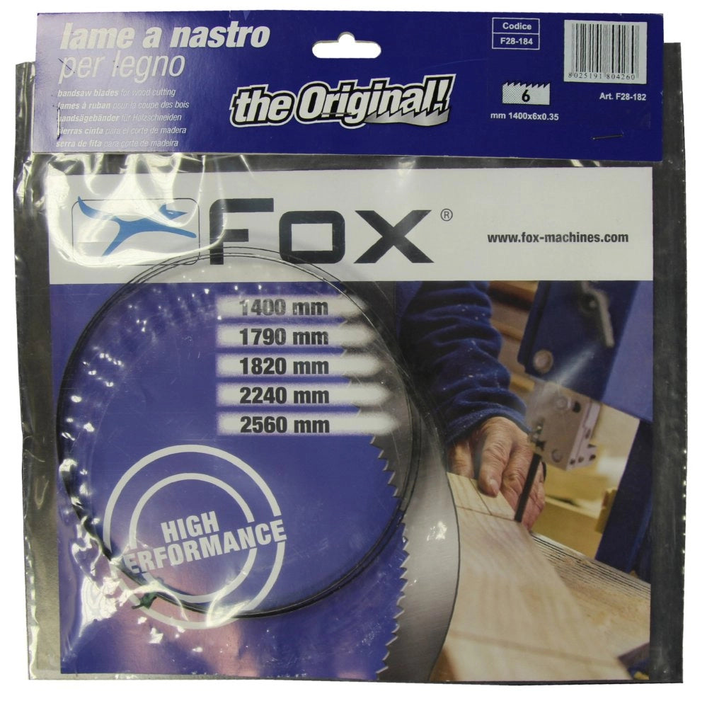 1pz nastro ricambio mm.6 x fox vb28-184 cod:ferx.43582