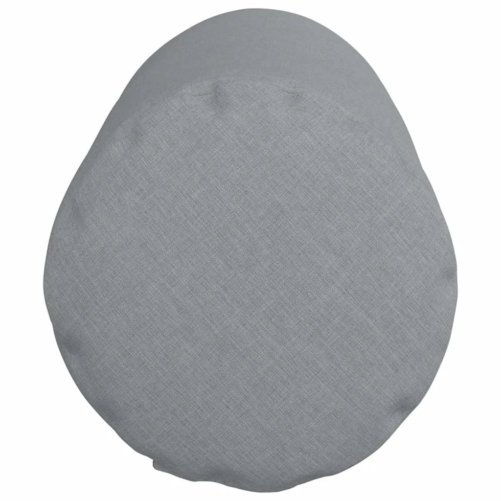 Cuscini a rullo 2 pz | Cuscini per sedie Grigio chiaro ? 25 x 70 cm Tessuto