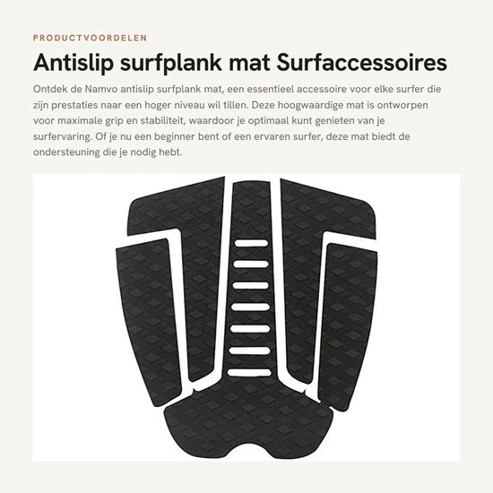 Pavimento Antiscivolo per Surf - Materiale EVA - 30 x 8 cm - Resistente alle Temperature - Anticorrosivo - Antibatterico - Leggero 75 g