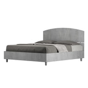 BS COM Letto matrimoniale contenitore 160x190 cemento
