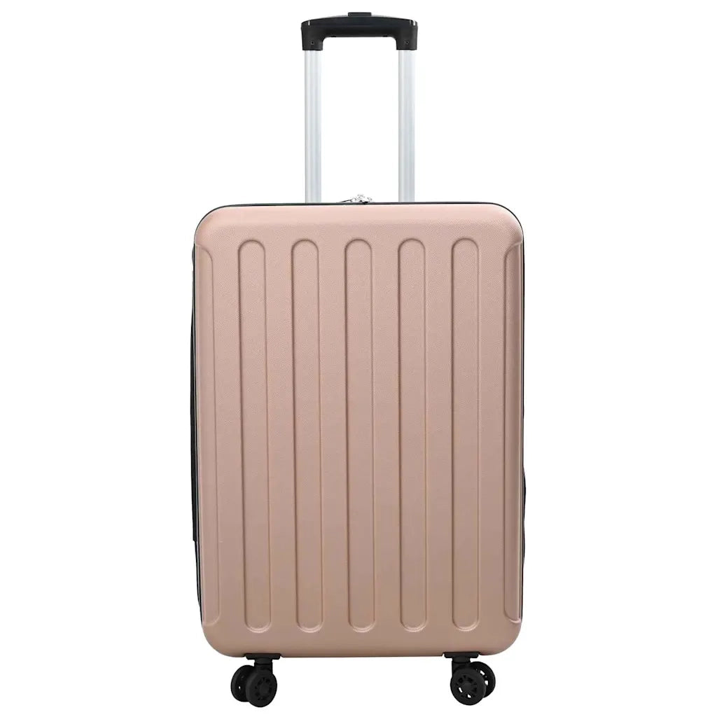 Valigia con blocco oro rosa 43 x 27 x 66 cm Plastica ABS 42006239