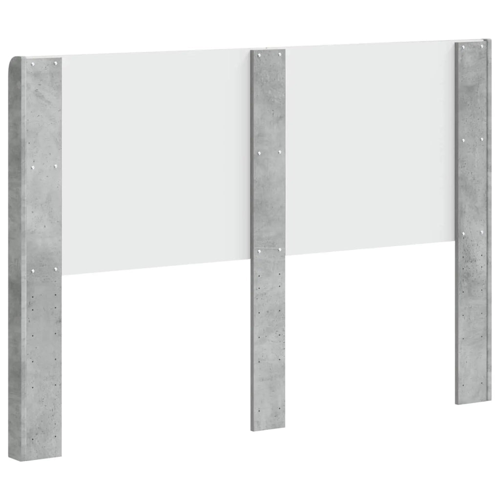Testiera Letto Grigio Cemento Legno ingegnerizzato 889598
