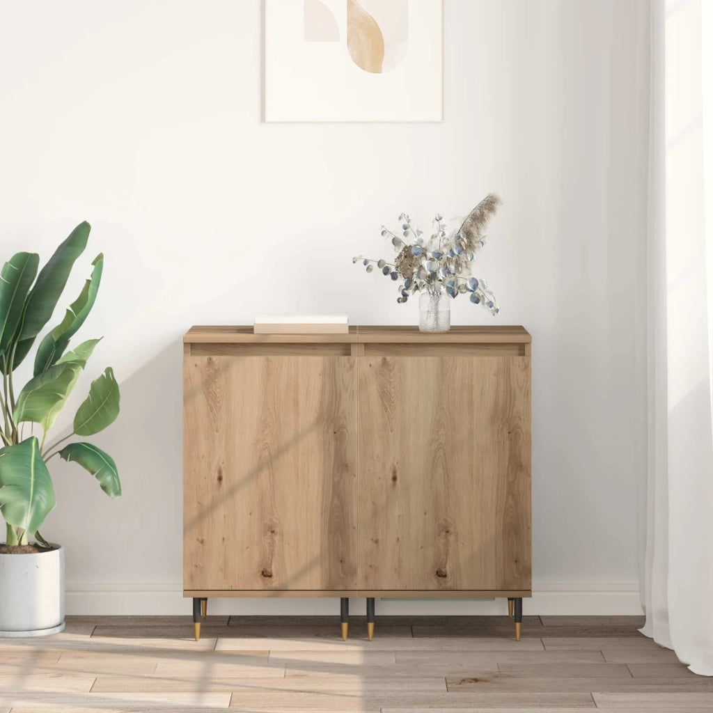 Credenza 2 pcs Rovere artigianale 40 x 35 x 70 cm 881682