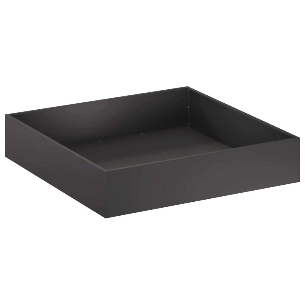 Vaso da giardino Nero 100 x 100 x 20 cm 8005022