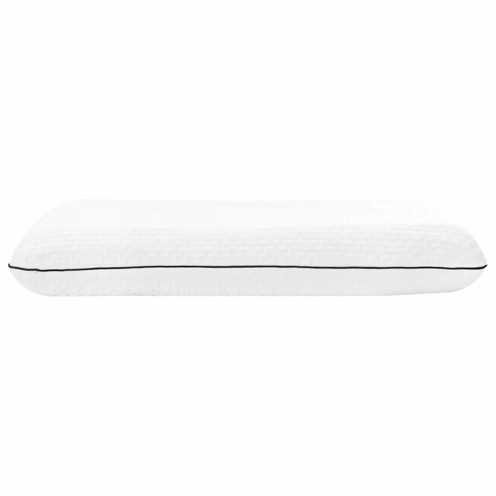 Cuscino da Letto Tinta unita Bianco 80 x 40 x 12 cm Schiuma Gel 42020235