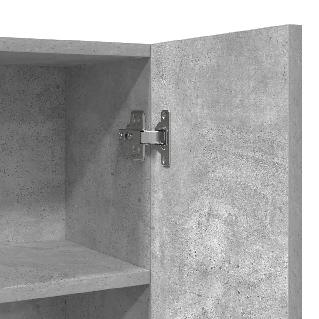 Mobile per Lavatrice Grigio Cemento 70,5x25,5x90 cm 856636