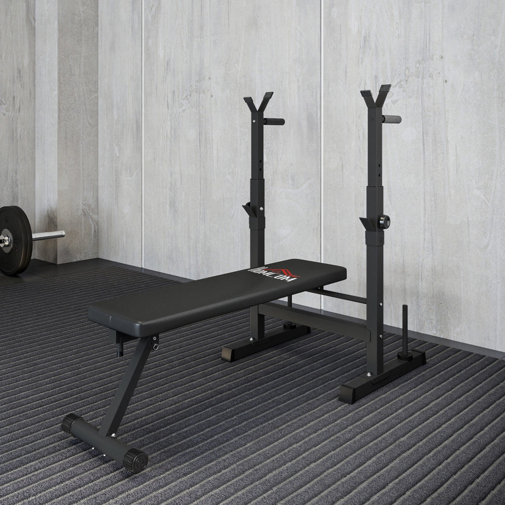 Panchetta per Dip con Supporto Barra ¨C Minimal ¨C Nero 220 kg