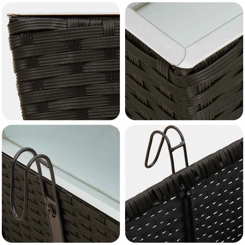 Ringhiera 2 pcs 80 x 17 x 17 cm Metallo 42026968