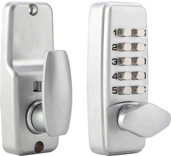 Chiusura digitale per porte interne - Codice a cifre 2-8 - Impermeabile - Inserzione per porte interne - Materiale anticarro - Sicuro