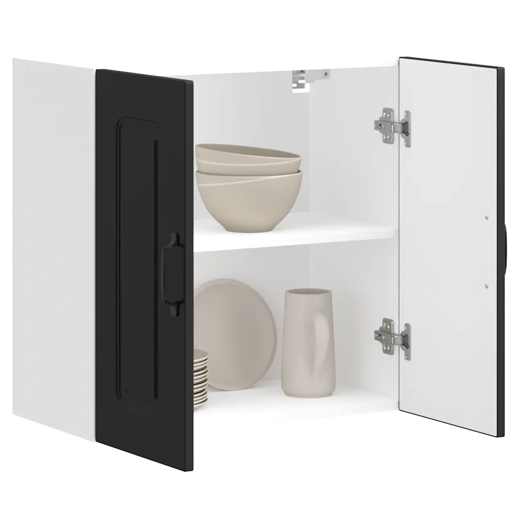 Pensile da Cucina Kalmar Nero in Legno Multistrato 853578