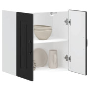 Pensile da Cucina Kalmar Nero in Legno Multistrato 853578