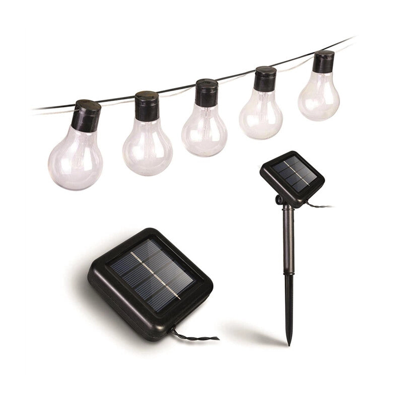 CATENA LUMINOSA SOLARE 10 LUCI MT.5- 1,0 pz