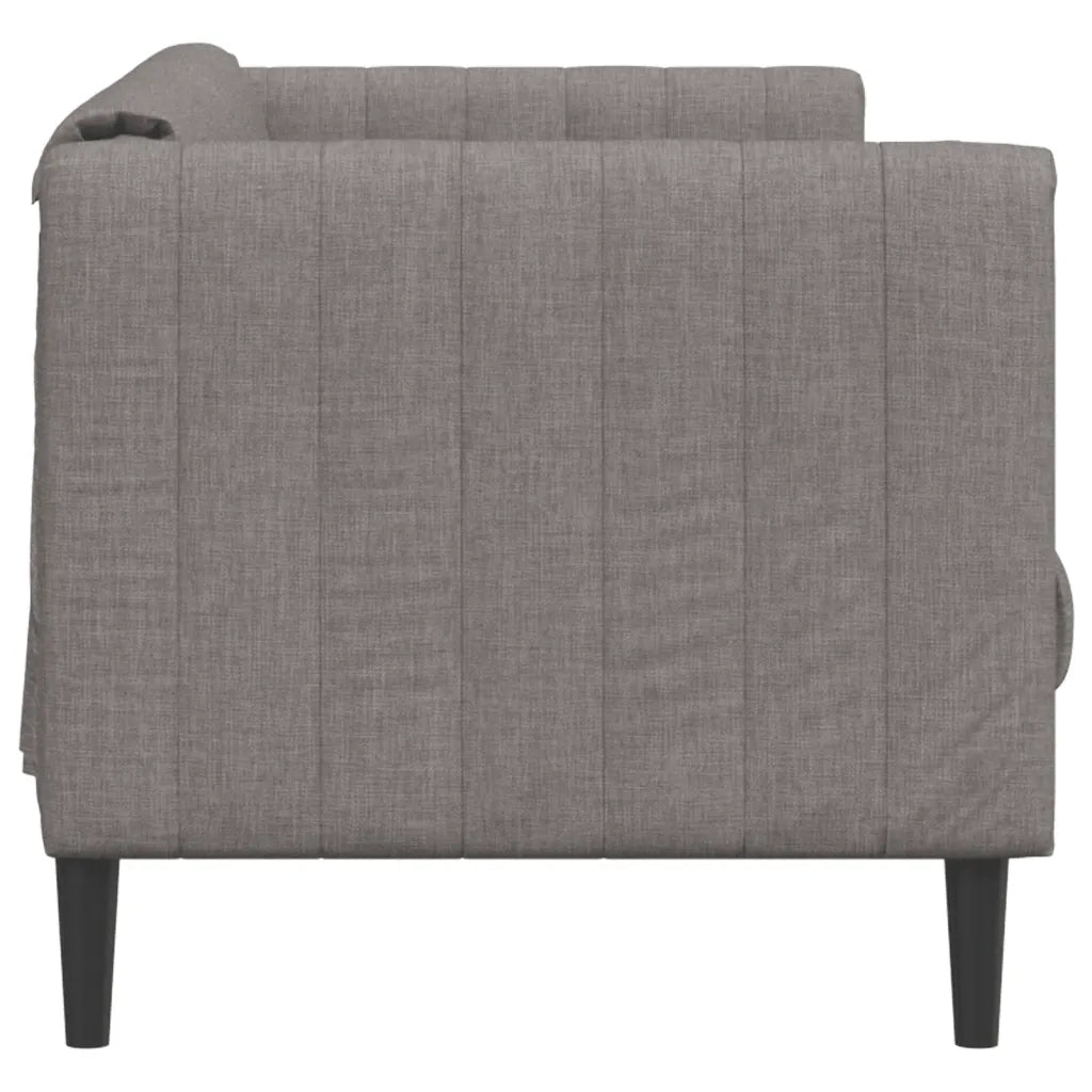 Divano a 2 Posti-Sofa 2 Posti Grigio Talpa in Tessuto 264411