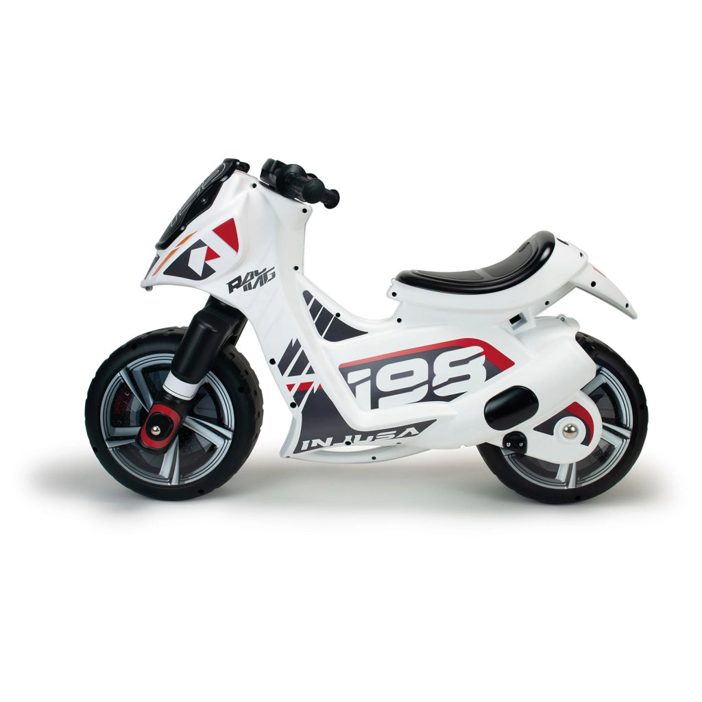 Moto Cavalcabile per Bambini Scooter Dragon Senza Pedali Bianco