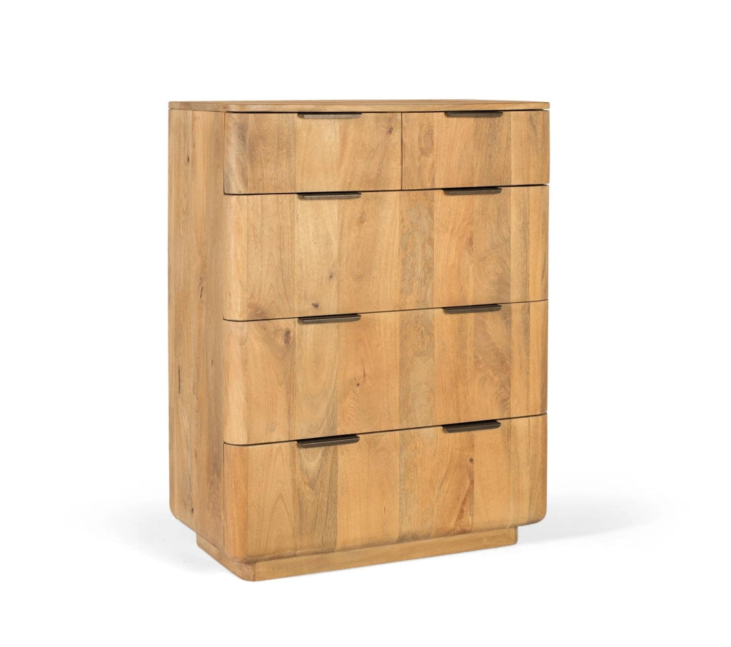 Cassettiera in legno di mango 110 cm